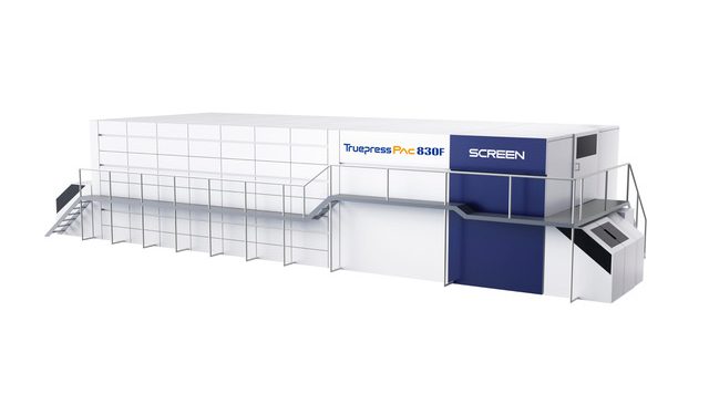 Revolutionary digital printing press for flexible food packaging at last stages of printing and processing requirements for production applications