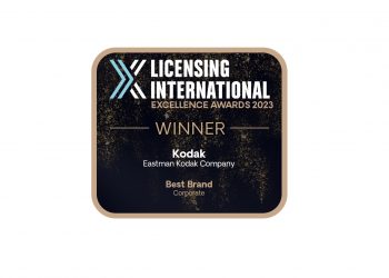 Kodak wins prestigious Licensing International Excellence Award honoring innovation and creativity in brand licensing
