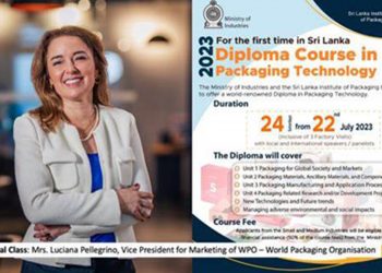 Sri Lanka Institute of Packaging, a WPO member, introduces the first ‘Diploma in Packaging Technology’