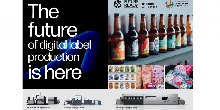 HP Indigo showcases for the first time in Europe the HP Indigo V12 Digital Press and the HP Indigo 200K digital press