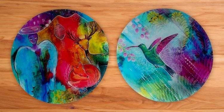 Painter Freyja Art meets Guangdong’s Mr Magnus: Printing becomes art