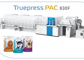 SCREEN ready to take orders for new Truepress PAC 830F high-speed water-based inkjet system for flexible packaging