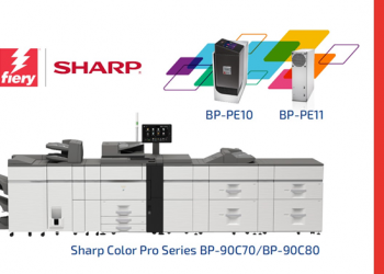Sharp to launch light production presses with Fiery FS600 Pro Software