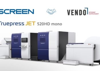 Vendo takes next step towards growth, installing SCREEN Truepress JET 520HD Mono for its cutting-edge technology and high economic efficiency