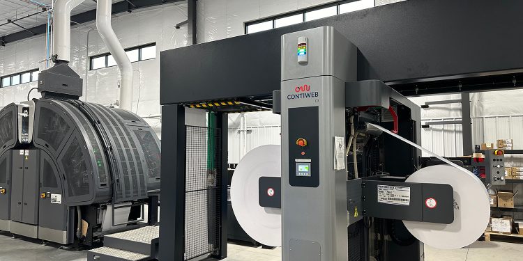 Seaway Printing increases productivity in web-fed inkjet and sheet-fed offset printing with Contiweb non-stop winding