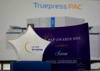 Truepress PAC 520P Wins Award at “La Nuit du Papier2024”