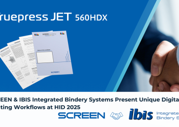 SCREEN & IBIS Integrated Bindery Systems Present Unique Digital Printing Workflows at HID 2025
