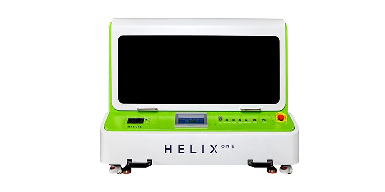 Inkcups updates the Helix ONE® benchtop cylindrical direct-to-object printer